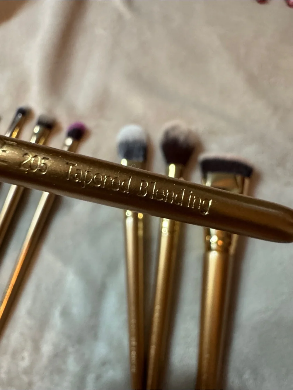 Luxie Gold Handle Makeup Brush Set